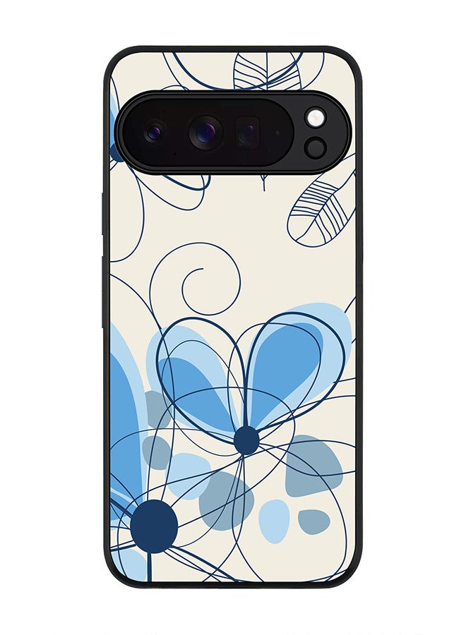 For Google Pixel 10 Pro Case,Slim fit Camera Protection, Shockproof Thin Phone cover  - Daisy Lines